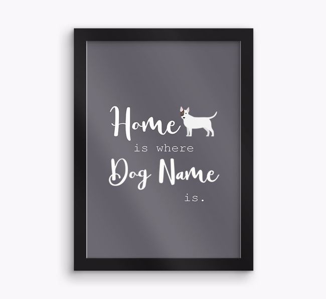 'Home Is Where' Print with {breedFullName} Icon